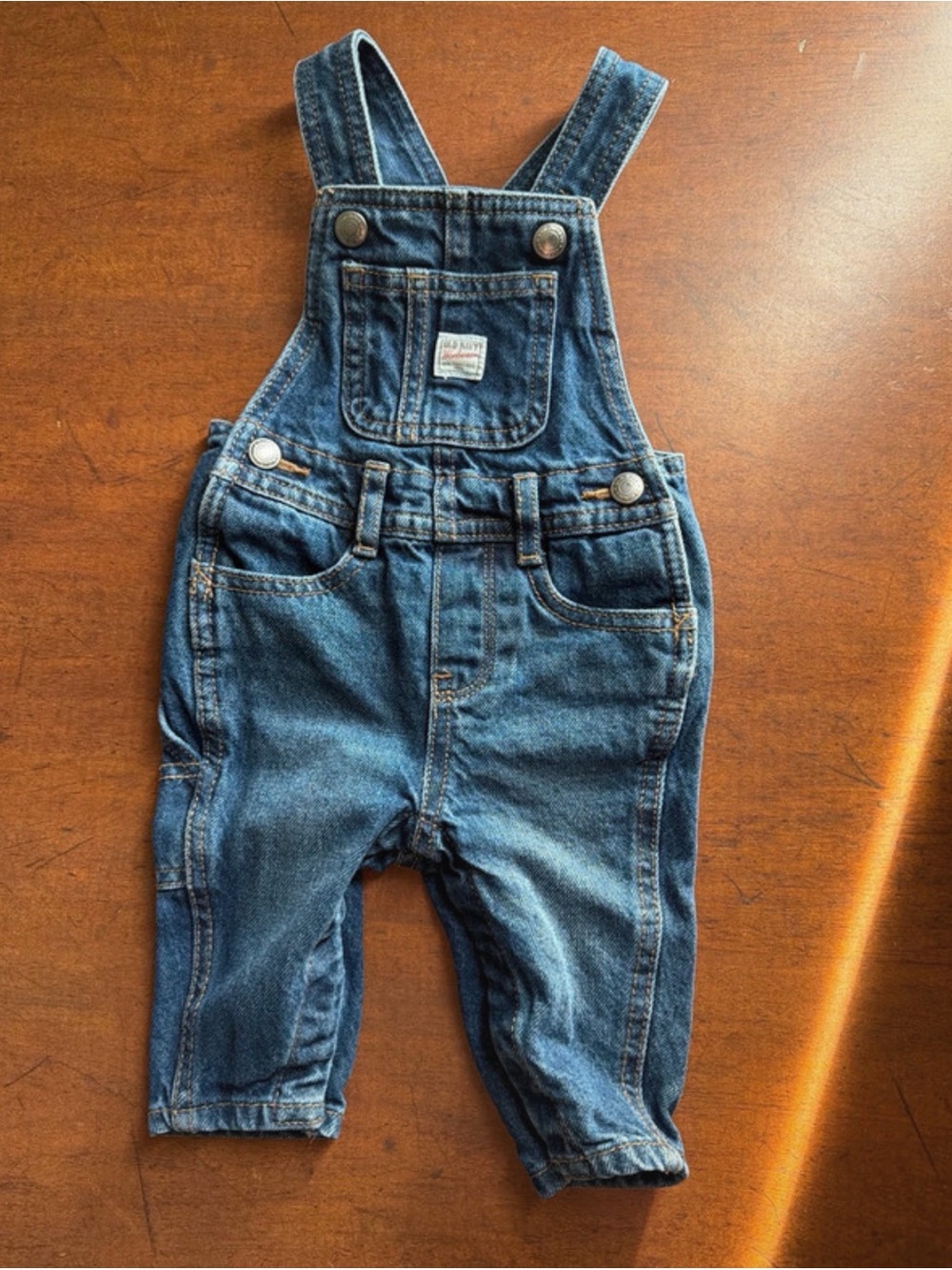 Baby Denim Overalls - Old Navy 3-6 month